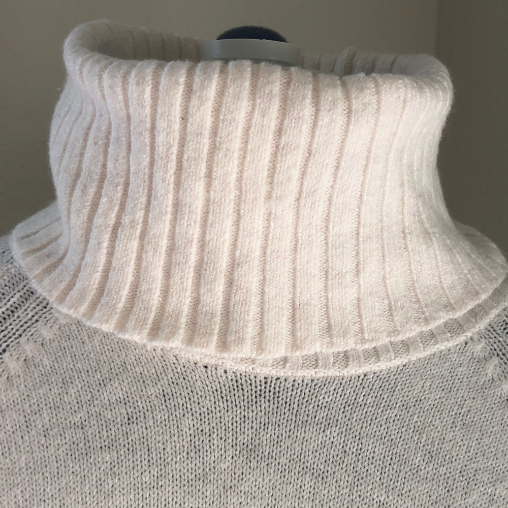 Old Navy Sosoft Cream with Purple-ish Hue Turtleneck Sweater - Women - Picture 3 of 14